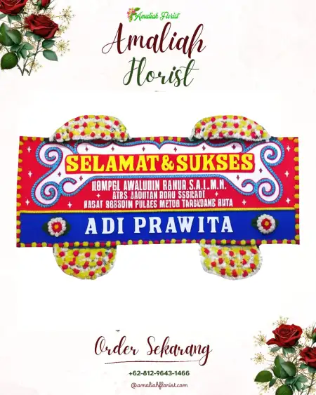 Papan Bunga Ucapan Selamat Ngingit